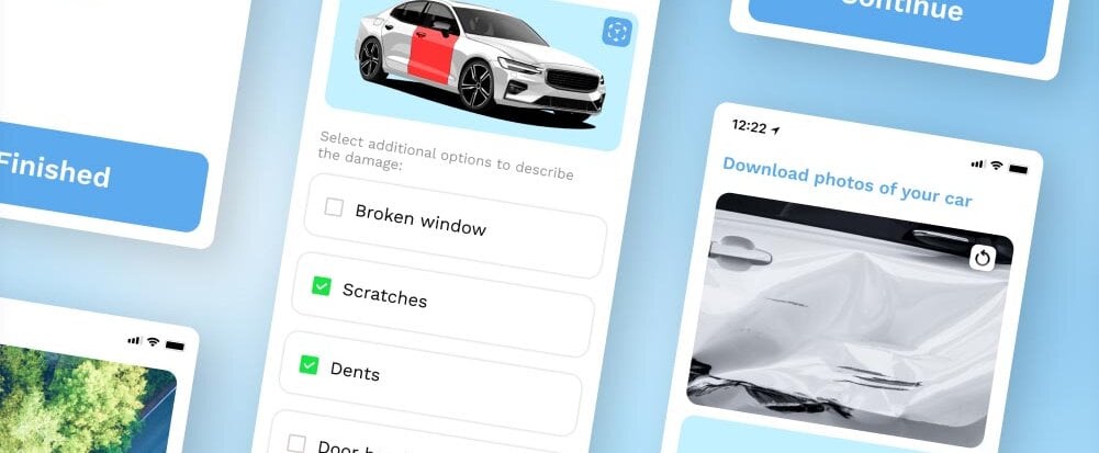 3D Model-Equipped Web App for Car Insurance Claim Estimation